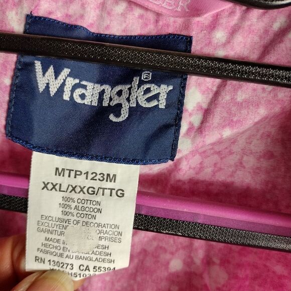 Wrangler breast cancer awareness shirt - Picture 4 of 6